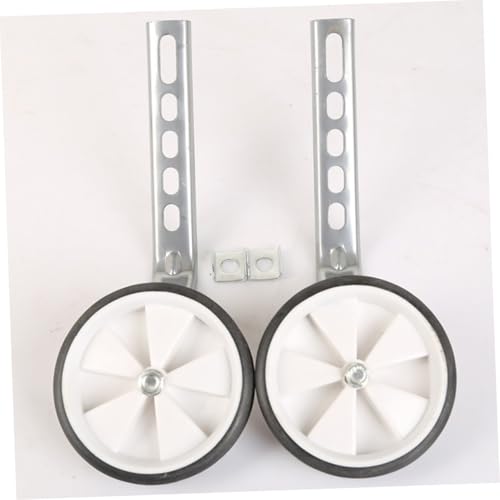 Ruedas de Entrenamiento para Bicicleta Blancas, Estabilizadores Metálicos con Soporte de Brazo para Mayor Estabilidad y Ajuste Seguro, Fáciles de Montar miniatura 6