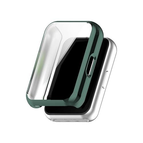 [LUNBER-ARMOR] For HUAWEI Band 11 Pro �ϏՌ� �P�[�X �J�o�[ ���b�L �N���A TPU �t���ی�t�B������̌^ For �t�@�[�E�F�C �o���h11 �v�� �S�ʕی� �\�t�g�P�[�X(�O���[��)