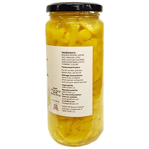 Dalida - Banana Peppers Rings, 16.6 Oz, (Pack Of 1) #TOP1
