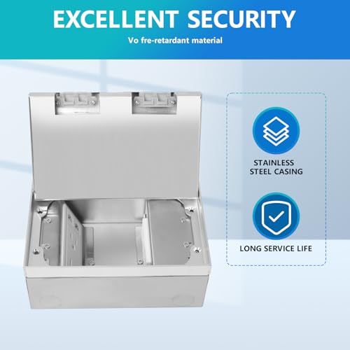 Bloc multiprise encastrable plan de travail 4 prises USB RJ45 - 4