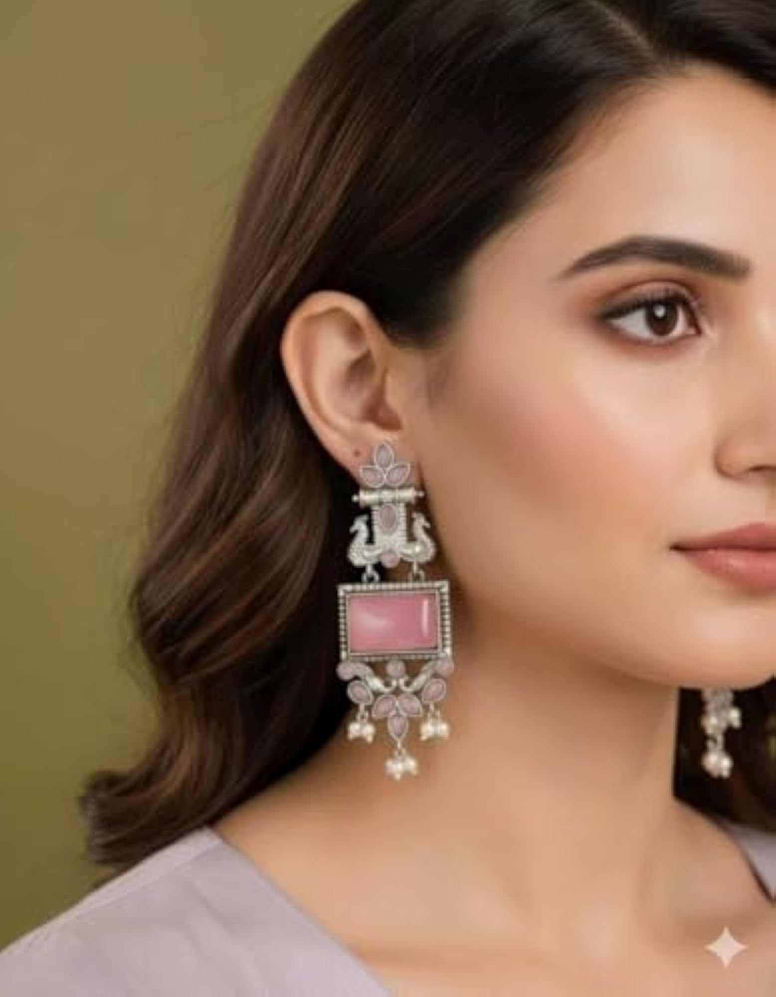 Stylish Ethnic Modern Design Earrings for Daily Use