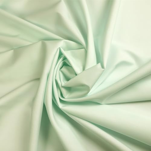 Tissu Uni au Mètre - Couleur Vert Eau - Décoration, Couture, Ameublement, DIY