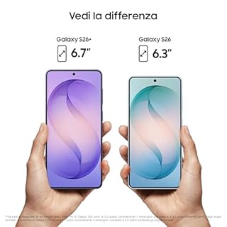 Samsung Galaxy S26 Smartphone AI, 512GB, 3 anni di Garanzia, Processore Avanzato, Assistente Foto, Creative Studio, Camera 50 MP, 4300 mAh, Black [Versione italiana]