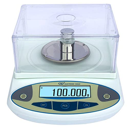 XYEJL 300g/500g/600g/1000g/2000g/3000g/0.01g Lab Scale Precision Analytical Electronic Balance Lab Precision Weighing Balance Scales Jewelry Scales Calibrated,3000g/0.01g