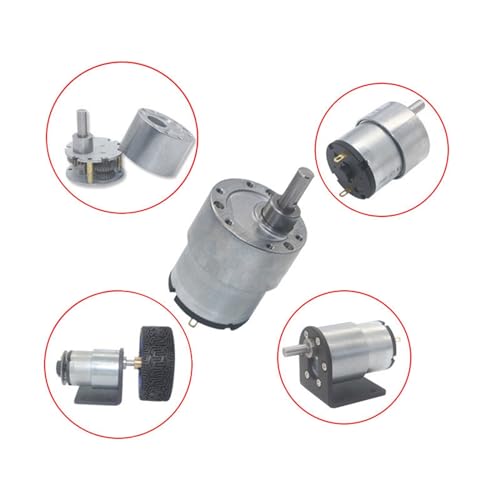 Moteur électrique JGB37-520 24V 300 tr/min avec support de fixation robuste - 7