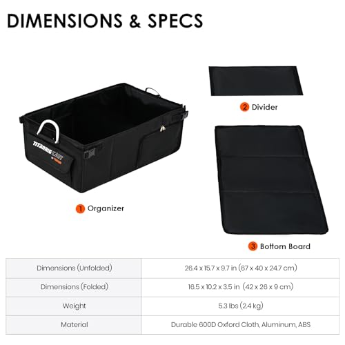 Image of TARION Video Production Cart Accessories Foldable Box Titanrig Organizer