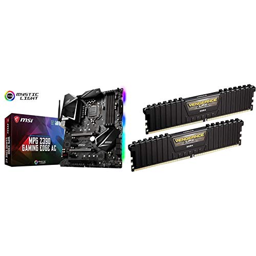 MSI MPG Z390 Gaming Edge AC LGA1151 Gaming Motherboard & Corsair