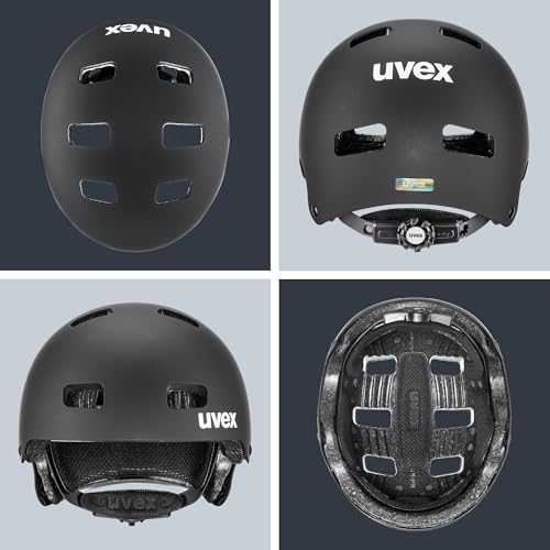 uvex Kid 3 cc Kinderfahrradhelm, Black matt, 55-58 cm – Ansicht 5