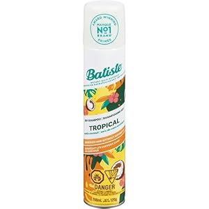 Batiste Dry Shampoo, Tropical, 6.73 Ounce (Packaging May Vary)