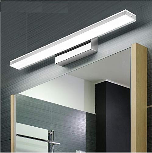 XIAJIA -9W 900LM Lámpara LED de pared, Lámpara de espejo Aplique de Baño LED 420mm 6000K para Espejo Muebles de Maquillaje Aparato Montado en la Pared(Blanco Frío)