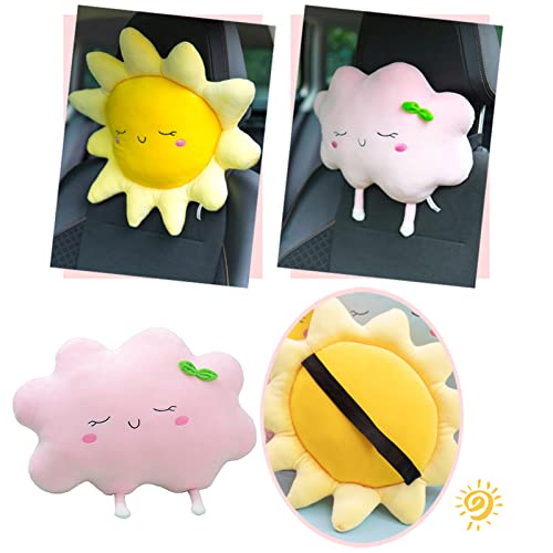 Meideli Cute Sun Cloud Shape Pillows Cute Stuffed Animals Soft Plush Toys Throw Pillow Bedroom Decor Birthday Gift Blue 45Cm #TOP4