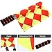 ZJchao Penalty Flag, 2Pcs Linesman Flag Football Penalty Flags Soccer Referee Kit Football Referee Sport Match Linesman Flag with Storage Bag Accessories for Soccer Training Match