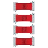 SNAP-LOC 2 x 7 Inch Snap-Loc Dolly Connector 4-Pack, E-Track Tie-Down Strap 4,400 lb...