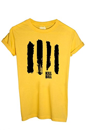 MUSH T-Shirt Kill Bill Logo - Film by Dress Your Style - Hombre-XL Amarillo