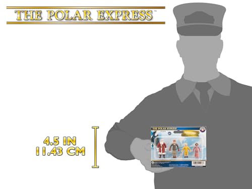 Lionel Trains - The Polar Express People Pack, O Gauge, People: Santa, Billy, Hero Girl, Hobo
