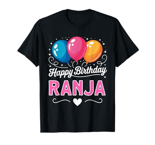 Joyeux Anniversaire en Disant Ranja T-Shirt
