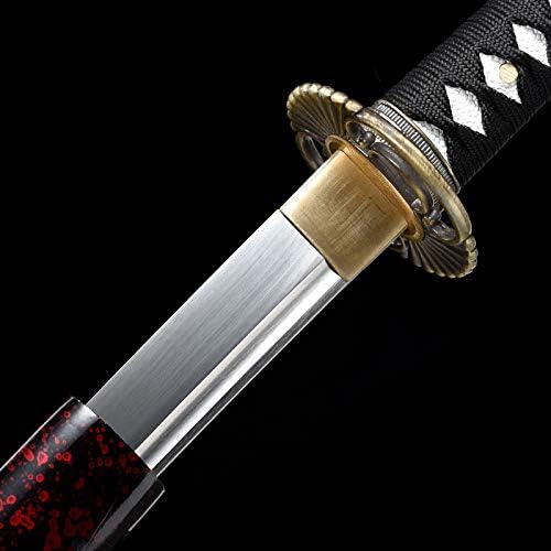 Miniatura 6 de ttamankua Espada samurái hecha a mano 1060 de acero al carbono japonés Katana Sharp Collection