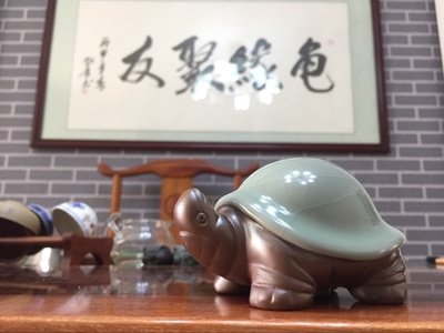 Amazon.co.jp: 【Woliwowa】 茶寵 茶玩 中国茶 道具 置物 かわいい 亀