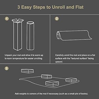 Kuyal Clear Chair Mat, Hard Floor Use, 90x120cm Transparent Office Home Floor protector mat Chair mats