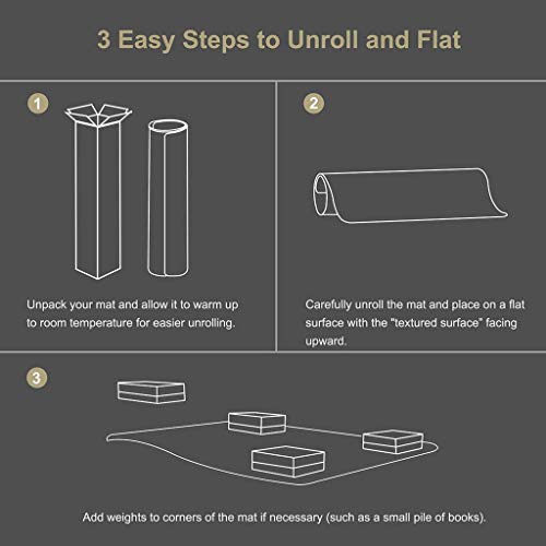 Kuyal KL-A-201 Office Chair Mat For Carpets,Transparent Thick And Sturdy Floor Mats For Low And No Pile Carpeted Floors thumb #4