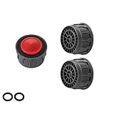 JQK Faucet Areator, 2.2 GPM Flow Retrictor Insert Faucet Aerators Replacement Parts Bathroom 3 Pack, FA2-P3