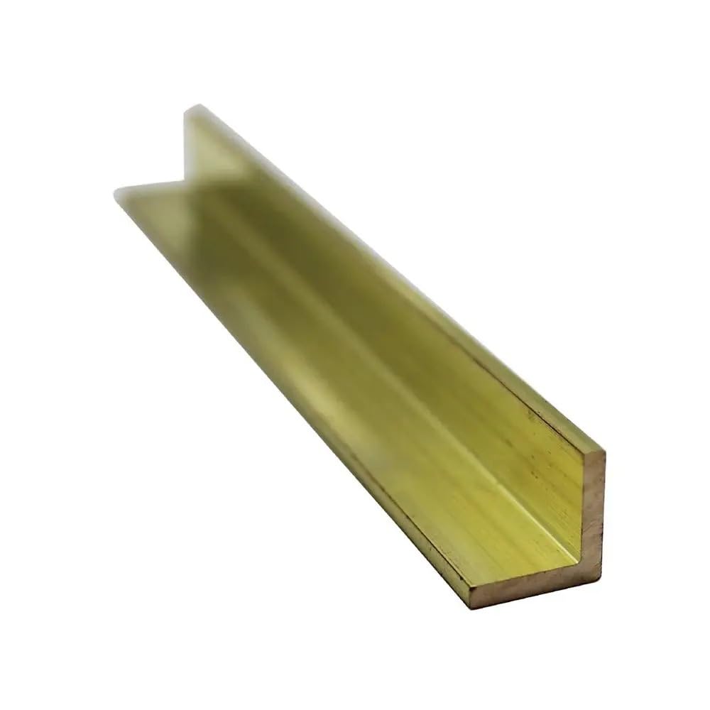 Styire L-Winkel Messing Stock Metall Quadrat Flachstange Stange 5x5x1,3mm 8x8x1,5mm 5x10x1,2mm 10x10x1,2mm Rohmaterial(5x5x1.3mm