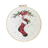 Anfänger Stickerei Set, Runde Einstellbare Stickerei Tool Kit Weihnachten Neue Produkte Für Kunst, Handwerk, Nähen