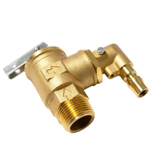 Image of 100 PSI RV Tankless Water Heater Pressure Relief Valve, Replacement Valve for RA77RV