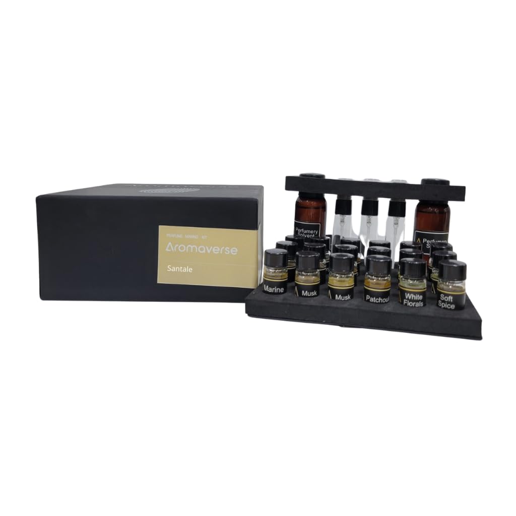 Santal Woody Perfume Making Kit for Adults, 20+ Ingredients