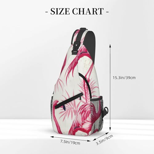 Bolso Sling Crossbody Unisex Negro Casual miniatura 3