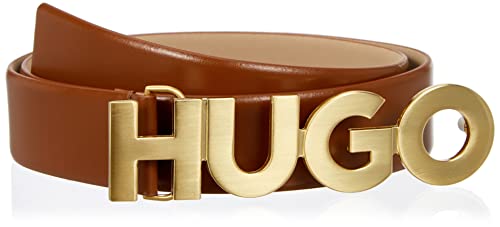 HUGO Damen Zula Belt 4 Cm-zl Gürtel, Medium Brown216, 75