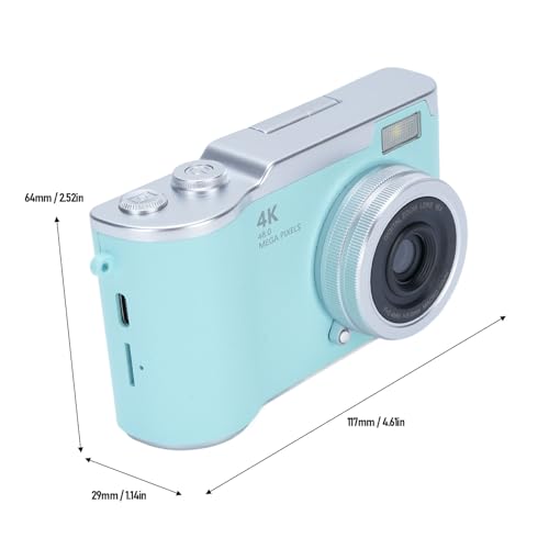 Cámara digital 48MP para niños con pantalla abatible y batería recargable miniatura 6