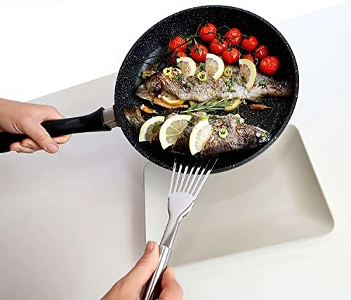 TENTA KITCHEN Flexible Fish Turner Spatula, for Fish/egg/meat/dumpling Frying (Stainless Steel Spatula)