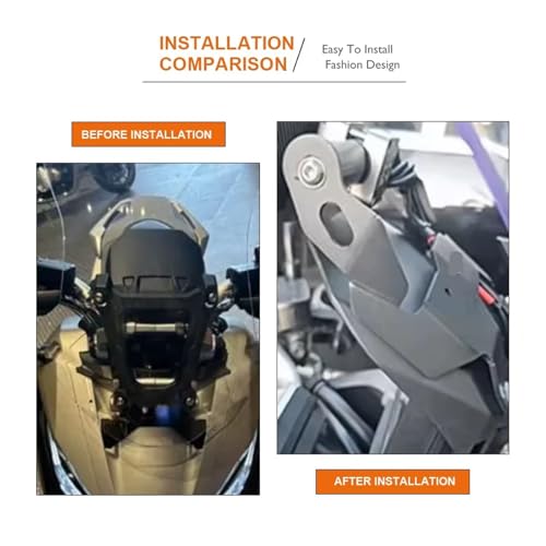 Support de téléphone pour moto XADV 750 pour les balades de week-end et trajets