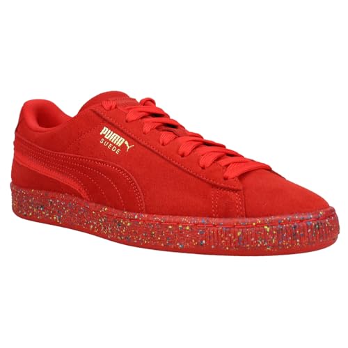 PUMA Mens Suede Mono Triplex Lace Up Sneakers Shoes Casual - Red - Size 11.5 M2