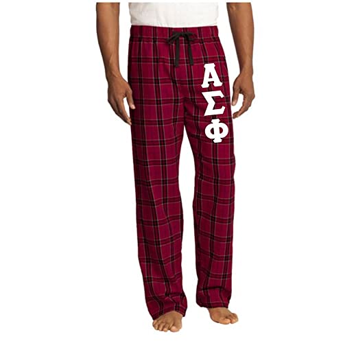 Greekgear Alpha Sigma Phi Flannel Plaid Pant - PJ's