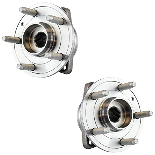Image of TRQ Front Left and Right Wheel Bearing and Hub Assembly Set 2 Piece Compatible with 2016-2019 Chevrolet Cruze 2016-2019 Volt 2017-2019 Bolt EV