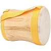 طبل اليد ، طبول اليد للبالغين مع طبل Sheepskin الطبل أعلى Bongos للبالغين للعروض والحفلات والمهرجانات الموسيقية (أصفر)