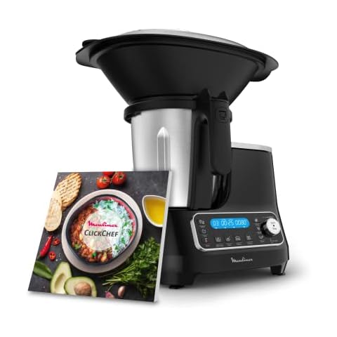 Moulinex HF4568 Clickchef Multifunktions-Küchenmaschine | 12 Geschwindigkeiten + Pulse Cover