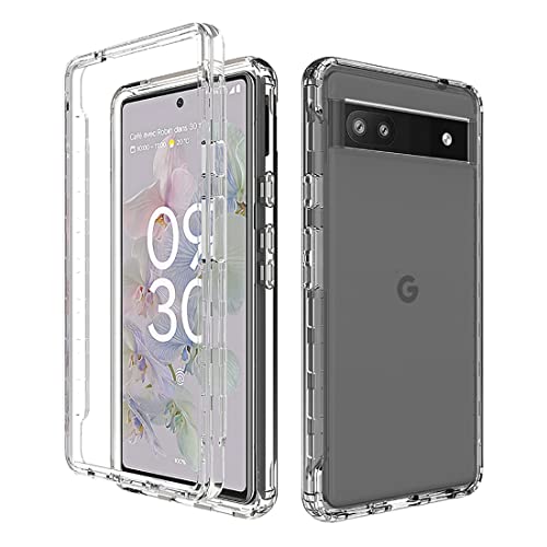Coque Google Pixel 6A antichoc transparente avec verre GX7AS - 6