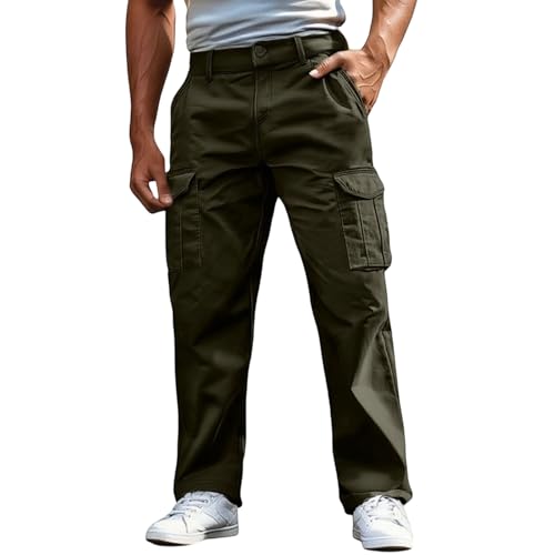 Générique Pantalon Tactique Homme Cargo Treillis Militaire Randonnée Chasse Pantalon de Travail avec Plusieurs Poches