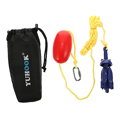 BESPORTBLE 1 Juego De Accesorios De Anclaje para Kayak Y Kit De Anclaje Carro De Ancla Kayak Kayak De Océano Pesca En El Océano Accesorios para Tabla De Remo Ancla Plegable Kayaks