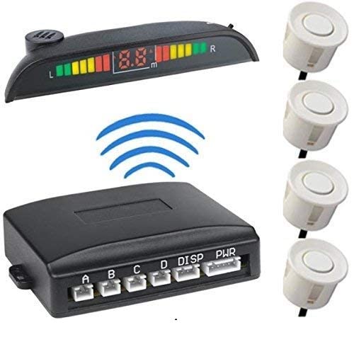 Enexoya Car Reverse Parking Sensor with LED Display 4 Sensor Reverse