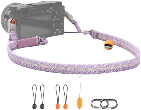 PGYTECH Camerariem Slim Verstelbare Quick Release Schouderriem 820-1360mm Licht voor Spiegelreflexcamera's/Compact/Instax/Digitale Camera's, Outdoor Stijl,Wildernisgroen