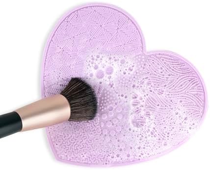 MARS Boring Silicone Makeup Brush Cleaner Pad with Suction Cup | Durable Soft Material | Multi Functional | Light Weight & Portable | Easy to Use