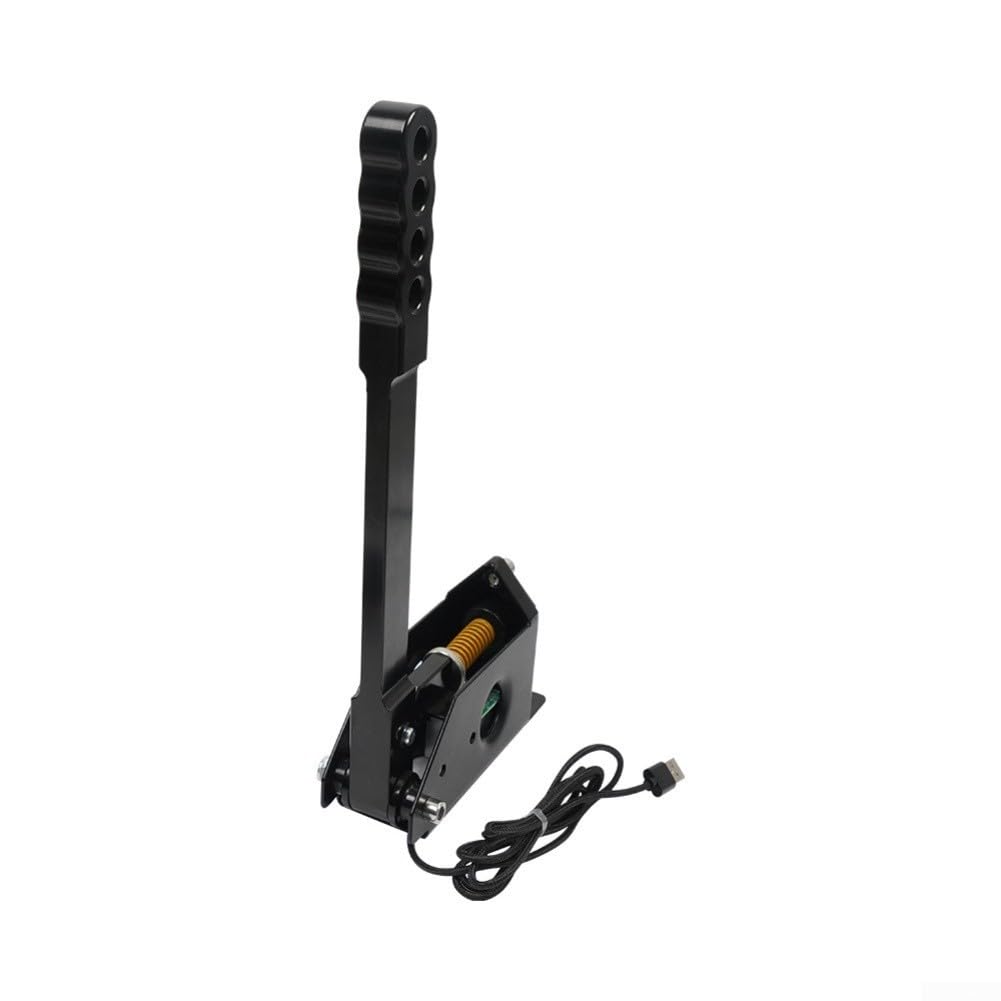 Besshepplo USB Driver PC Gioco Lineare Freno A Mano Con Sensore Hall Per Logitech G25 G27 G29 Simulazione Rally Racing Wheel Accessorio Nero Lega di Alluminio Costruire