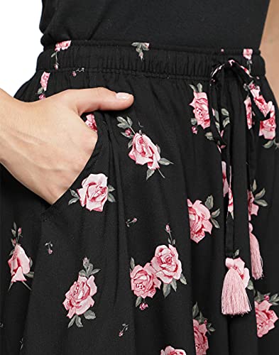 Image of B STORIES Women's Ultra-Soft Printed 100% Viscose Culotte Shorts | Soft Casual High Waist Lounge Shorts | Girls Ladies Stylish Quirky Casual Summer Beach Bottoms (S-XXL)