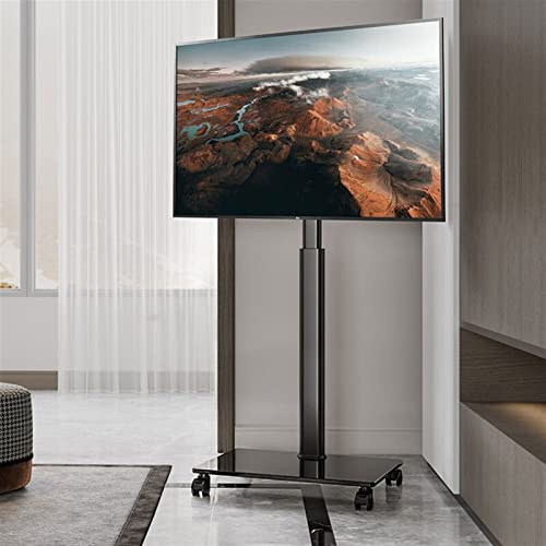 Soporte universal móvil para TV de 55 pulgadas con ruedas miniatura 6