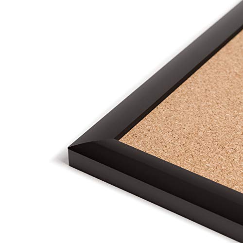 U Brands Cork Bulletin Board, 16 X 20 Inches, Black Wood Frame, Square Fashion Design Print (305U00-01) #TOP1
