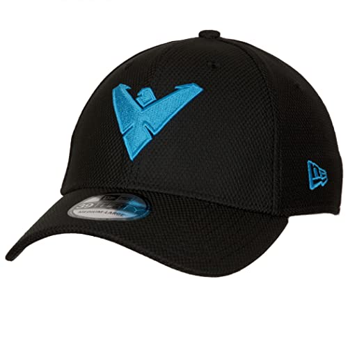 Casquette New Era Nightwing Symbol 39Thirty en textile premium brodé